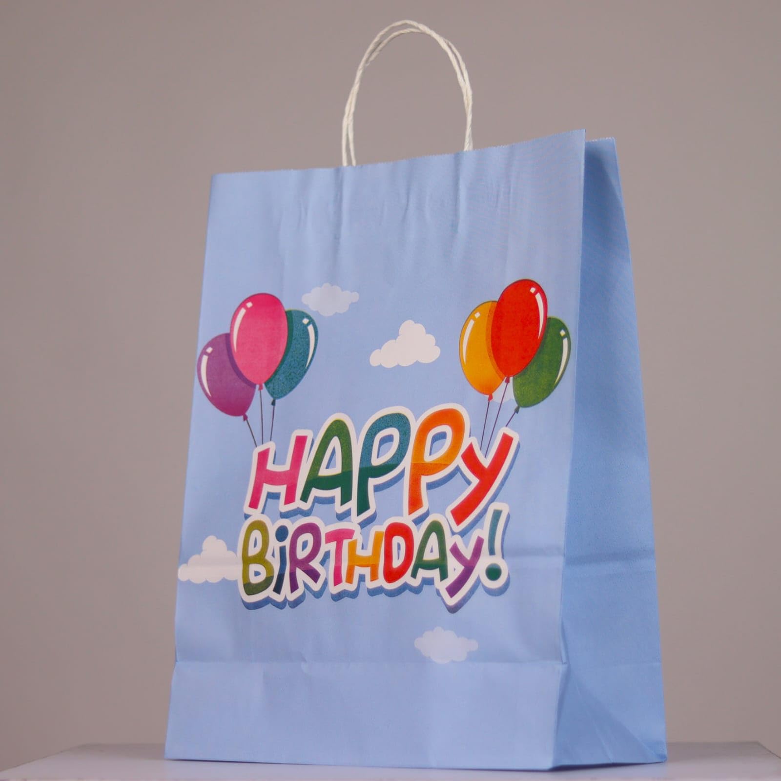 NAMAH SHIVAY ENTERPRISE Paper Gift Bags for Baby Shower Return Gift, Small Presents, Weddings, Birthday, Holiday Presents -HAPPY BIRTHDAY (60) (B0CZTMLCYK) Amazon Price History, Amazon Price Tracker