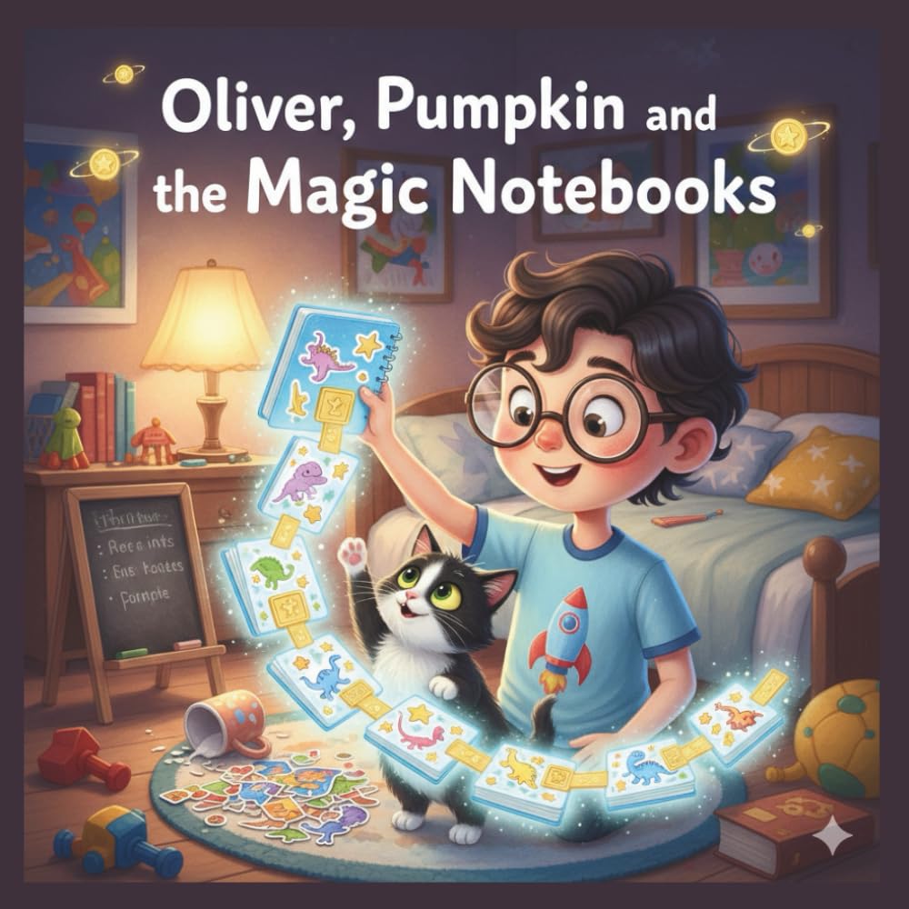 Oliver, Pumpkin, and the Magic Notebooks: A Kid’s Guide to Blockchain: The simplest way for kids (and their parents!) to master the future of the internet. (Oliver In The Computer-land)