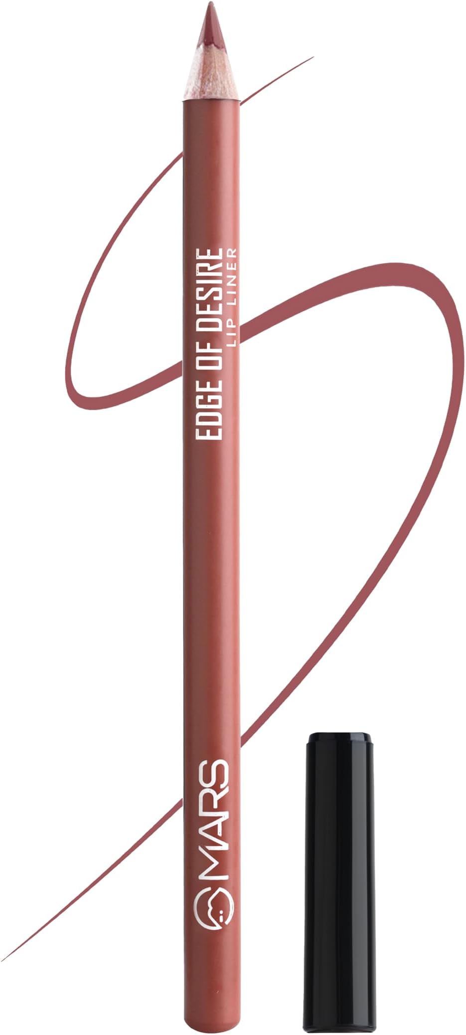 MARS Matte Lip Liner | One Swipe Smooth Application | Long Lasting Lip Pencil (1.4gm) (10-EXOTIC BROWN)