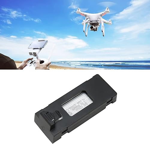Miniatura 5 de PUSOKEI Batería de dron RC de 3.7 V 1800 mAh, batería UAV de protección de seguridad múltiple, batería de repuesto para E88 E88MAX E525 E99 K3 RC