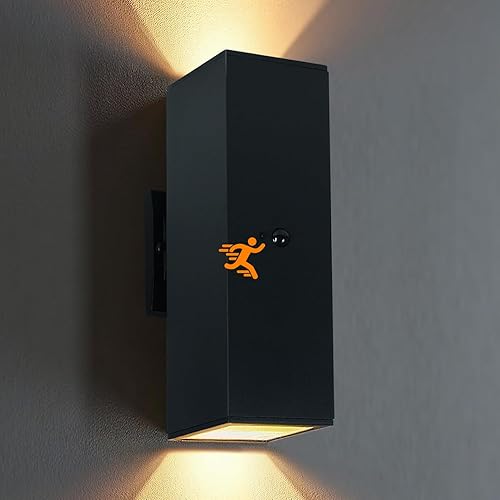 Motion Sensor Outdoor Wall Lights, Dusk to Dawn Porch &