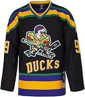 Vista 2 de Camiseta juvenil Mighty Ducks #96 Conway #99 Banks Jersey, camiseta de hockey sobre hielo para niños