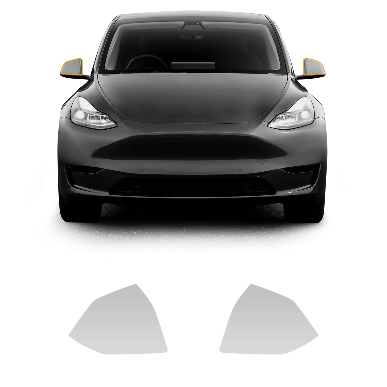 FDAIUN for Tesla Model Y 2020-2023 PPF Precut Gloss Clear Car Paint Protective Film Self Healing TPU HD Film Scratch Protector Exterior Accessories (Car Rearview Mirror 2Pcs)