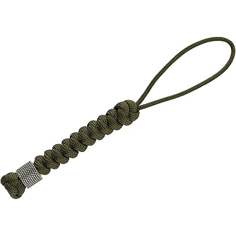 M-Tac Knife Lanyard with Olive Beads
