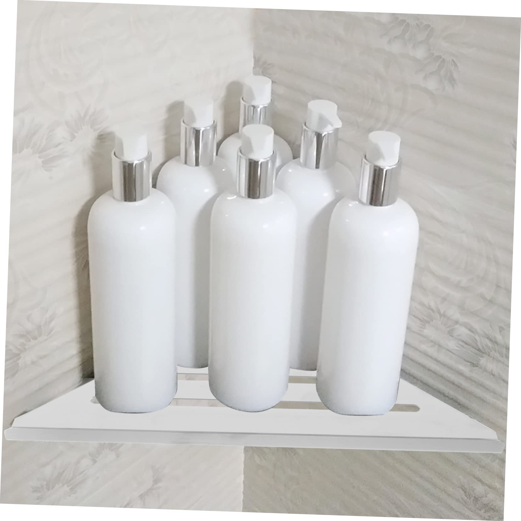 VALICLUD Scaffale Doccia Organizer Da Parete Per Bagno Porta Shampoo e Articoli Da Toeletta Mensola Angolare in Scaffale Pensile Per Doccia Mensole Sospese Per Bagno