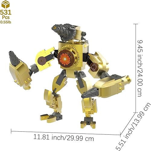 Miniatura 2 de Skibidi - Juego de juguetes de bloques de construcción mejorados para hombre Titan Drill Man, juego de bloques de construcción, personajes de juego