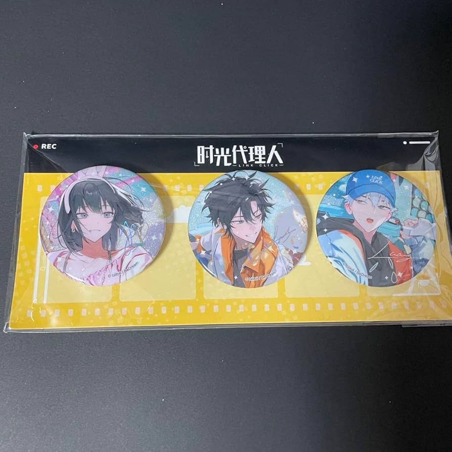 Amazon.co.jp: 時光代理人 RECシリーズ 缶バッジC トキ ヒカル