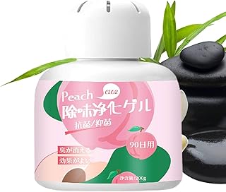 Solid Air Freshener | 200g Odor Removing Gel - Air Freshener, Peach Scent, Eliminates Odors in Bathrooms, Rooms, Cars, RVs, Pet Areas Welts