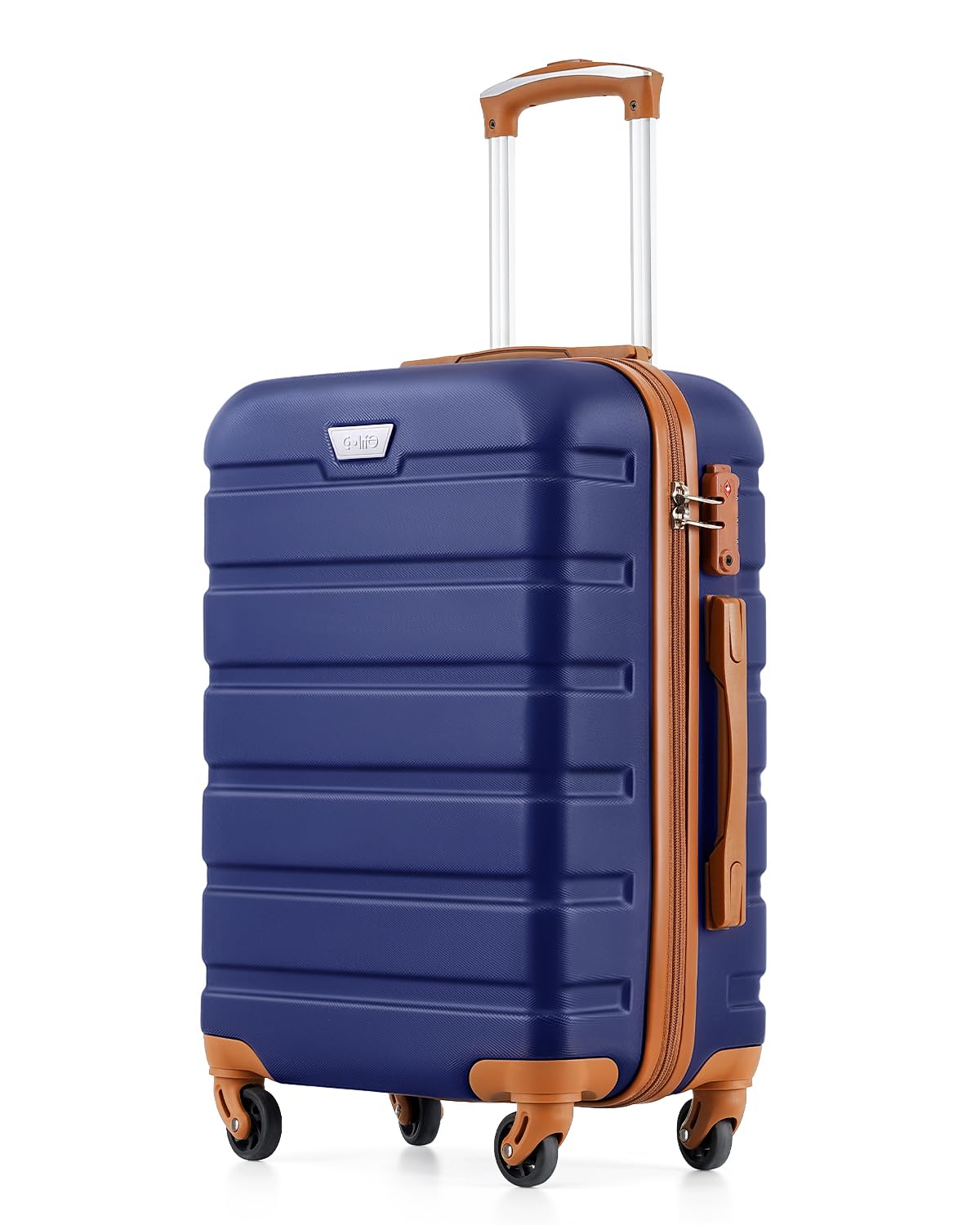 COOLIFE Hartschalen-Koffer Trolley Rollkoffer Reisekoffer ardschale Boardcase Handgepäck mit TSA-Schloss und 4 Rollen