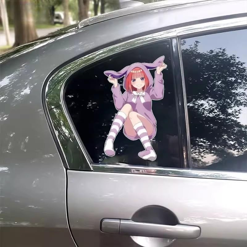 Amazon.co.jp: 五等分の花嫁 車ステッカー ステッカー 壁紙 中野三玖