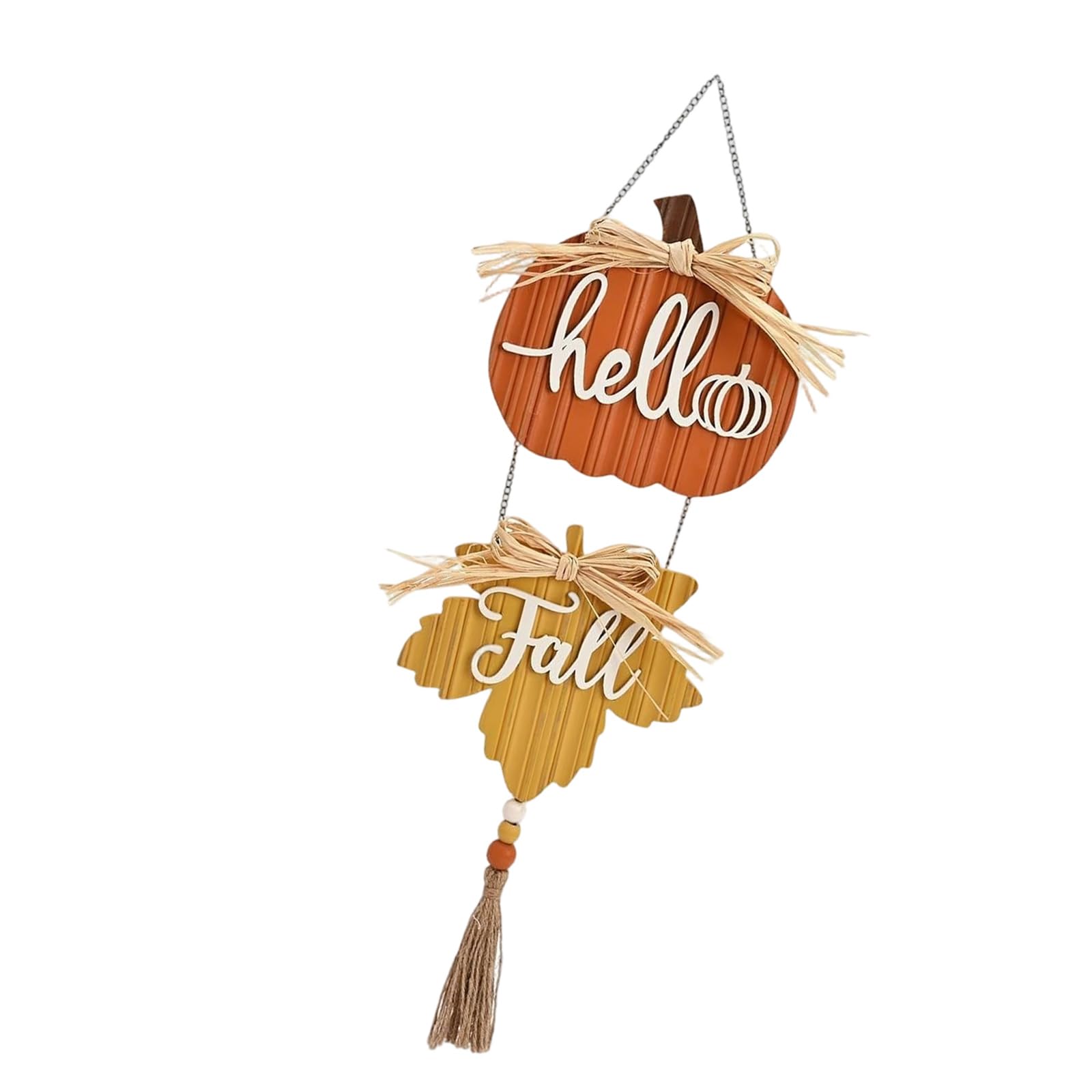 carotoe Falls Decoration Fall Pumpkin Front Door Decor Signs Autumn Maple Leaves Door Hanger Fall Wreaths for Wall Decors Autumn Pumpkin Hanger