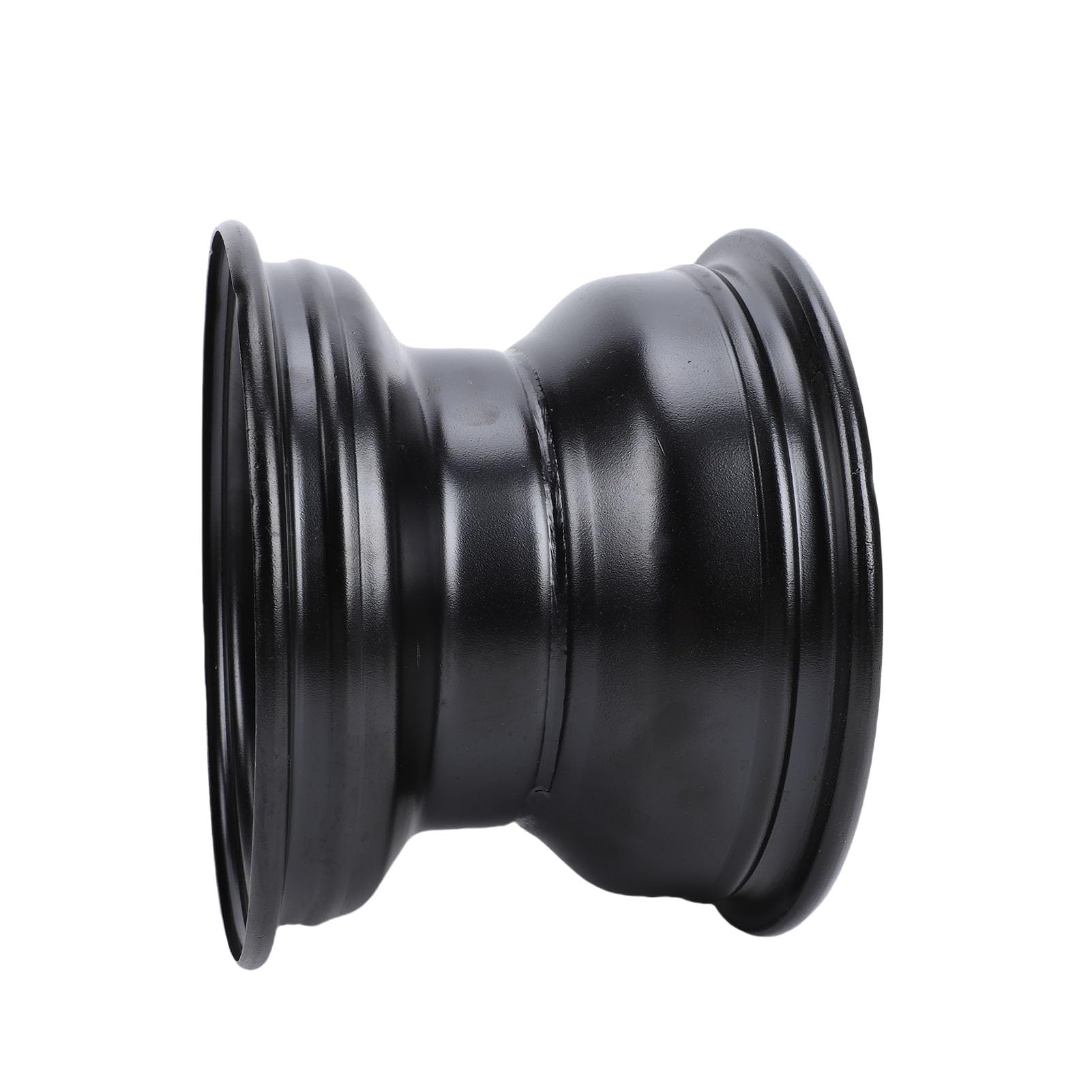 Tbest Cerchione ATV 18X9,5 8 Pollici in Acciaio Resistente Rivestito Nero Posteriore per Go Kart Quad Dirt Bike Ride On Tosaerba