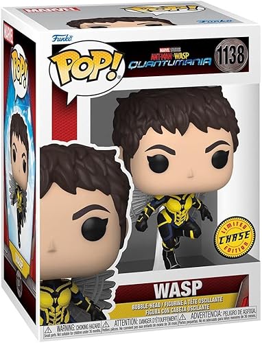 Miniatura 2 de POP Marvel: Ant-Man and The Wasp: Quantumania - Figura de vinilo de edición limitada de Chase Funko de Avispa (paquete con funda protectora de caja