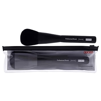 PUPA Milano Maxy Powder Brush - Ideal For Bronzers, Face Powders, And Powder Highlighters - Flawless Application On Wide Area Of Face And Body - Full Round Shape Bristles - Super Easy To Clean - 1 Pc