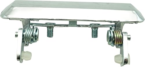 Miniatura 556 de TRQ Manija de puerta exterior delantera izquierda plateada para el lado del conductor compatible con Nissan 370Z 2009-2017