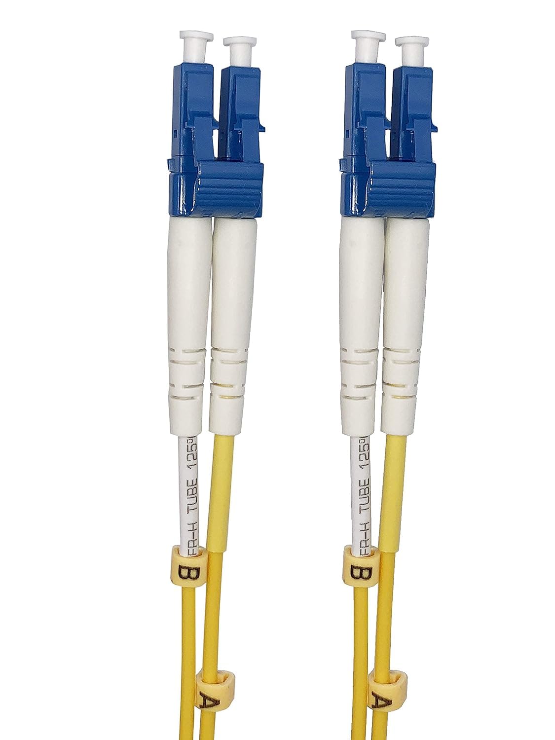 Elfcam Cavo Fibra Ottica LC/UPC per LC/UPC OS2 Monomodale Duplex 9/125um LSZH, 30M