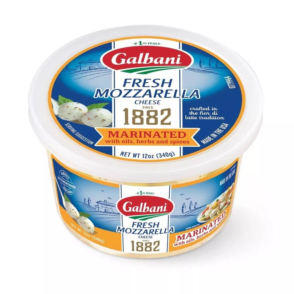Galbani Marinated Mozzarella, 12 oz, 6 Pack