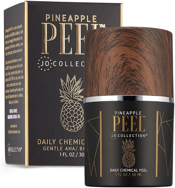 JO COLLECTION Pineapple Peel, sérum esfoliante noturno sem enxágue com ácido glicólico, retinol e ácido salicílico, 28 g
