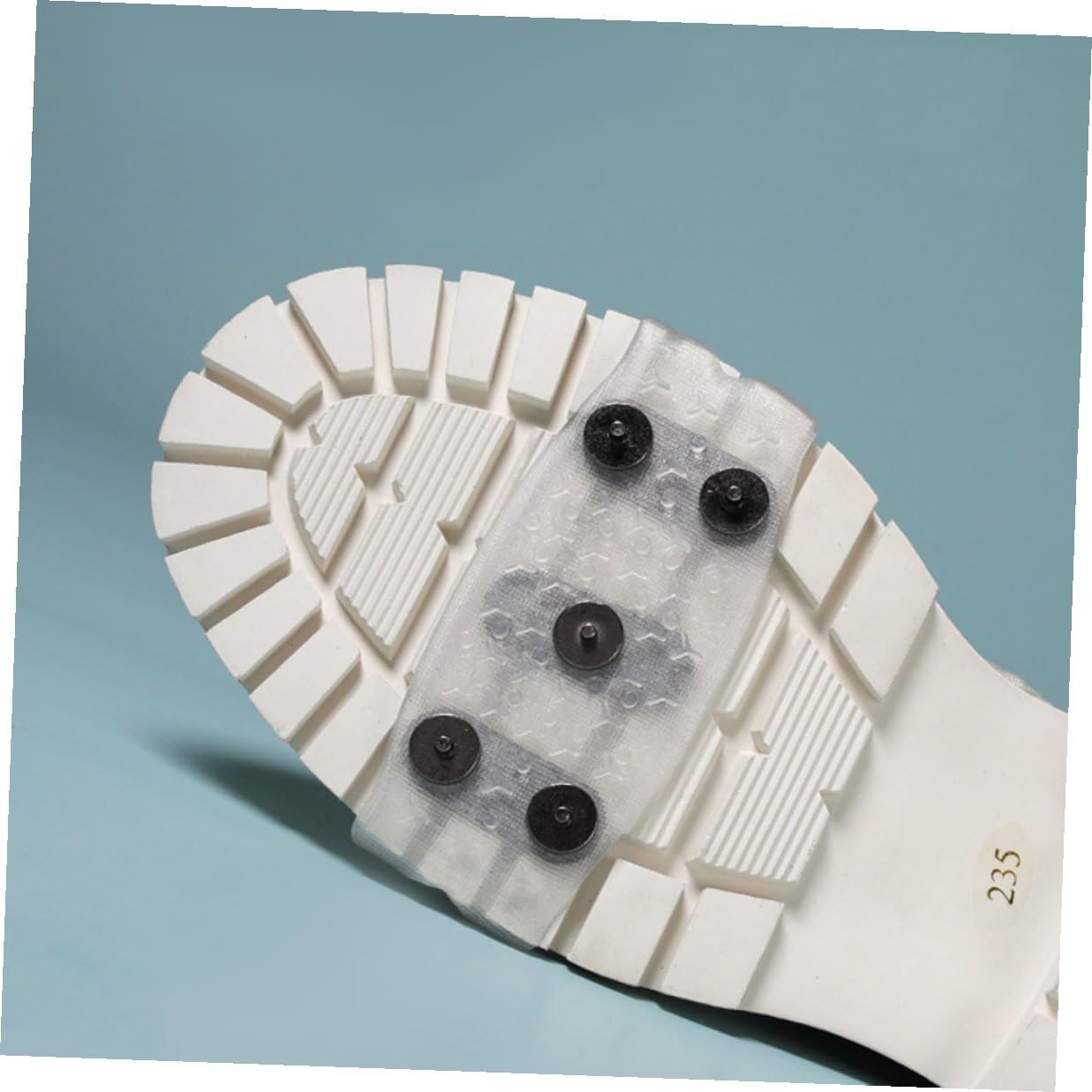 2pcs Anti-Slip Ice Grippers Xmas Snow Shoes Grippers Climbing Hiking