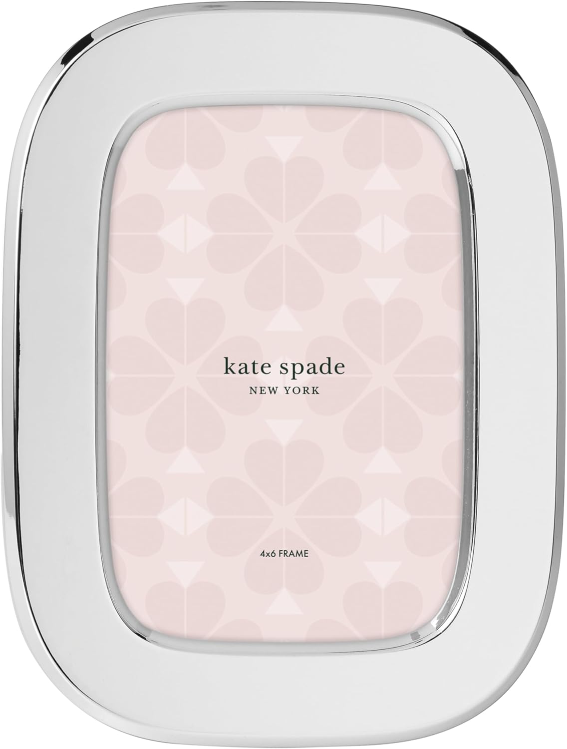 Kate Spade New York Silver South Street 4" X 6" Oval Frame, 0.80 LB