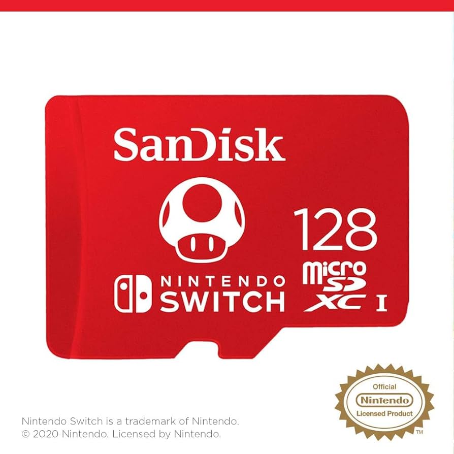 ニンテンドーSwitch SanDisk 128GB 2-Pack microSDXC Card, Licensed for Nintendo