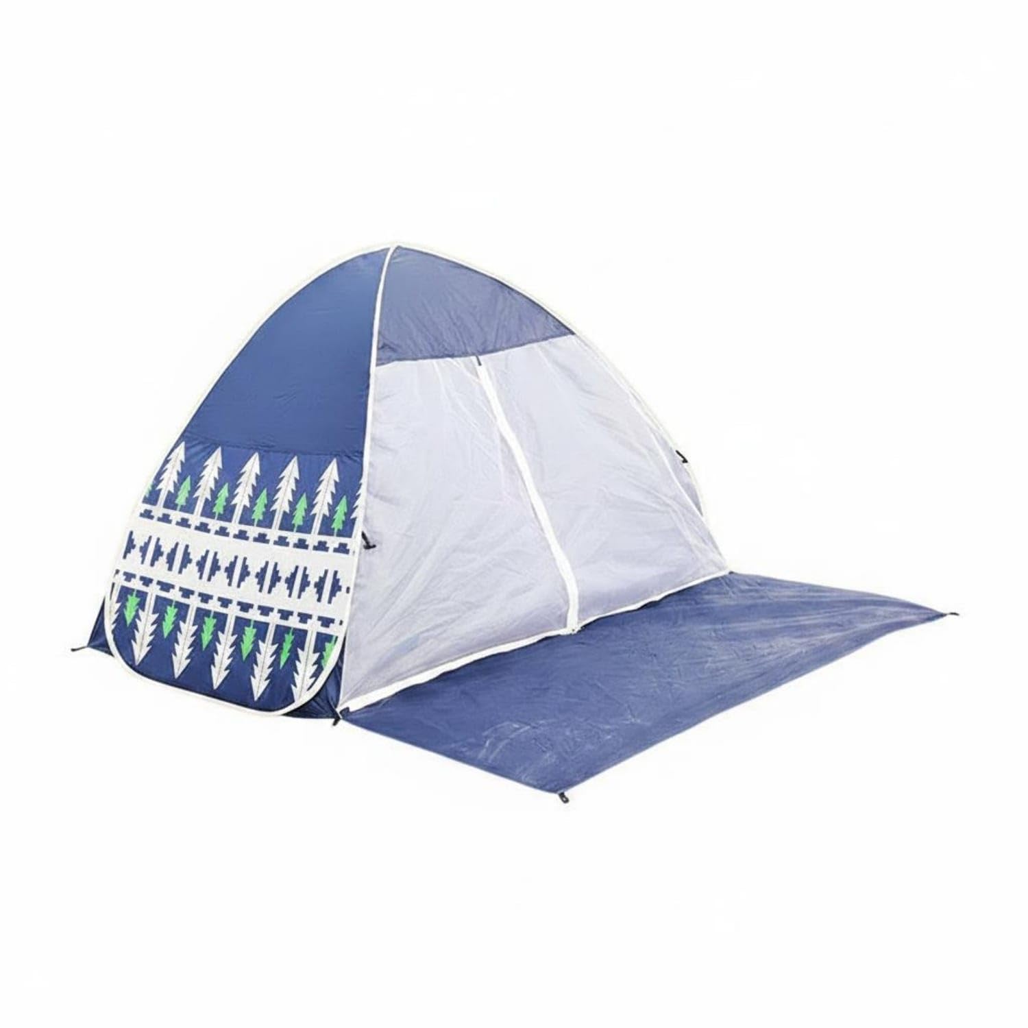 Quick Setup Instant Setup Tent Protection Bug Net Tent Foldable Portable Beach Shelter Lightweight for Fishing, Picnic, Park, Navy Blue-image-44