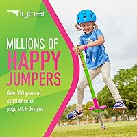 Vista 29 de Flybar Maverick 2.0 Pogo Stick de espuma para niños de 5 años en adelante, 40 a 80 libras, juguetes para niños al aire libre, agarre de goma, por