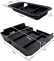 Vista 5 de Organizador de consola central, organizador de tablero compatible con Toyota Tundra 2022 2023 2024 2025