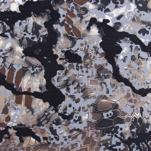 HolsterSmith EDC Wrap – Cordura Fabric Wrap for Kydex Holsters, Sheaths, Headphones, and Other Everyday Carry Items – Cordura (500D) – (Kryptek Obskura Skyfall) – (12in x 12in)