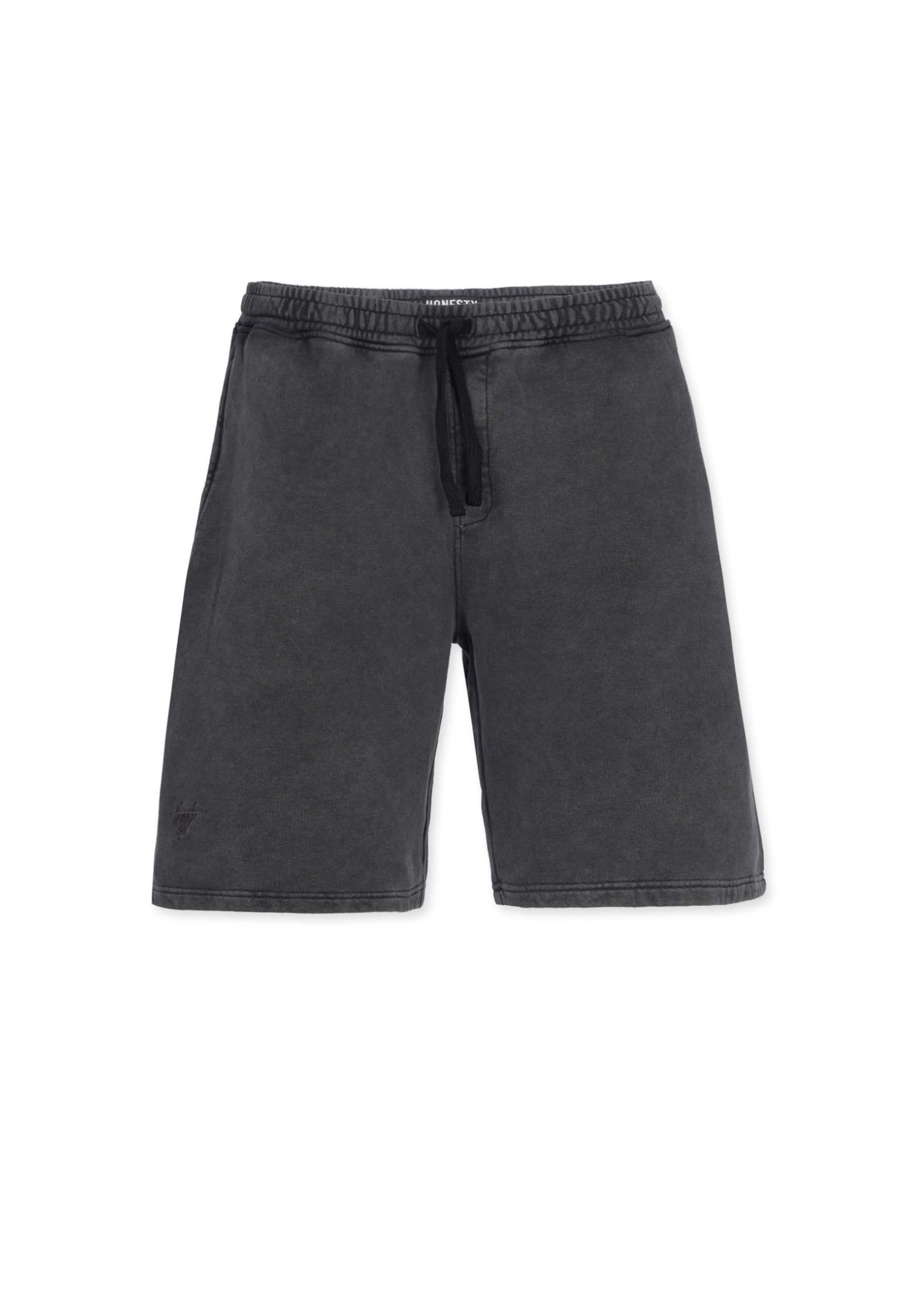 Honesty Rules Signature Sweat Herren Shorts, Regular Fit Kurze Jogginghose aus 100% Bio-Baumwolle, Bequeme Freizeithose für Männer mit elastischem Bund & Kordelzug