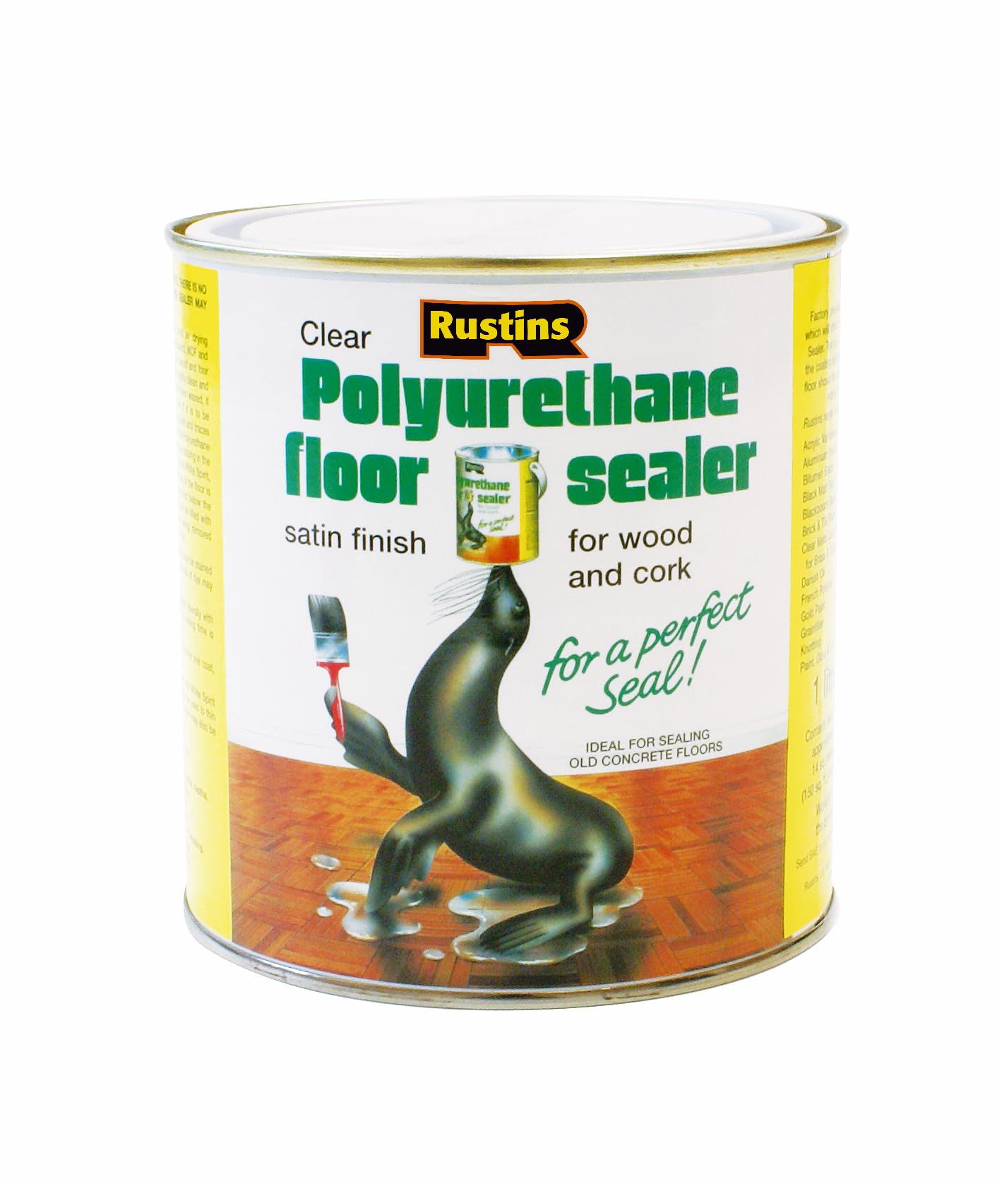 Rustins Polyurethane Floor Sealer Satin 1L