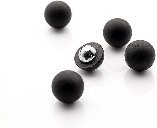 Miniatura 3 de Mercury Rise Munición de bola de acero de goma de defensa personal para pistola de entrenamiento Pistola de paintball