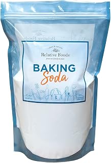 Relative Foods Pure Bulk Baking Soda 5lb - Gluten Free, Organic Approved Sodium Bicarbonate, No Additives for Baking, Cleaning & More