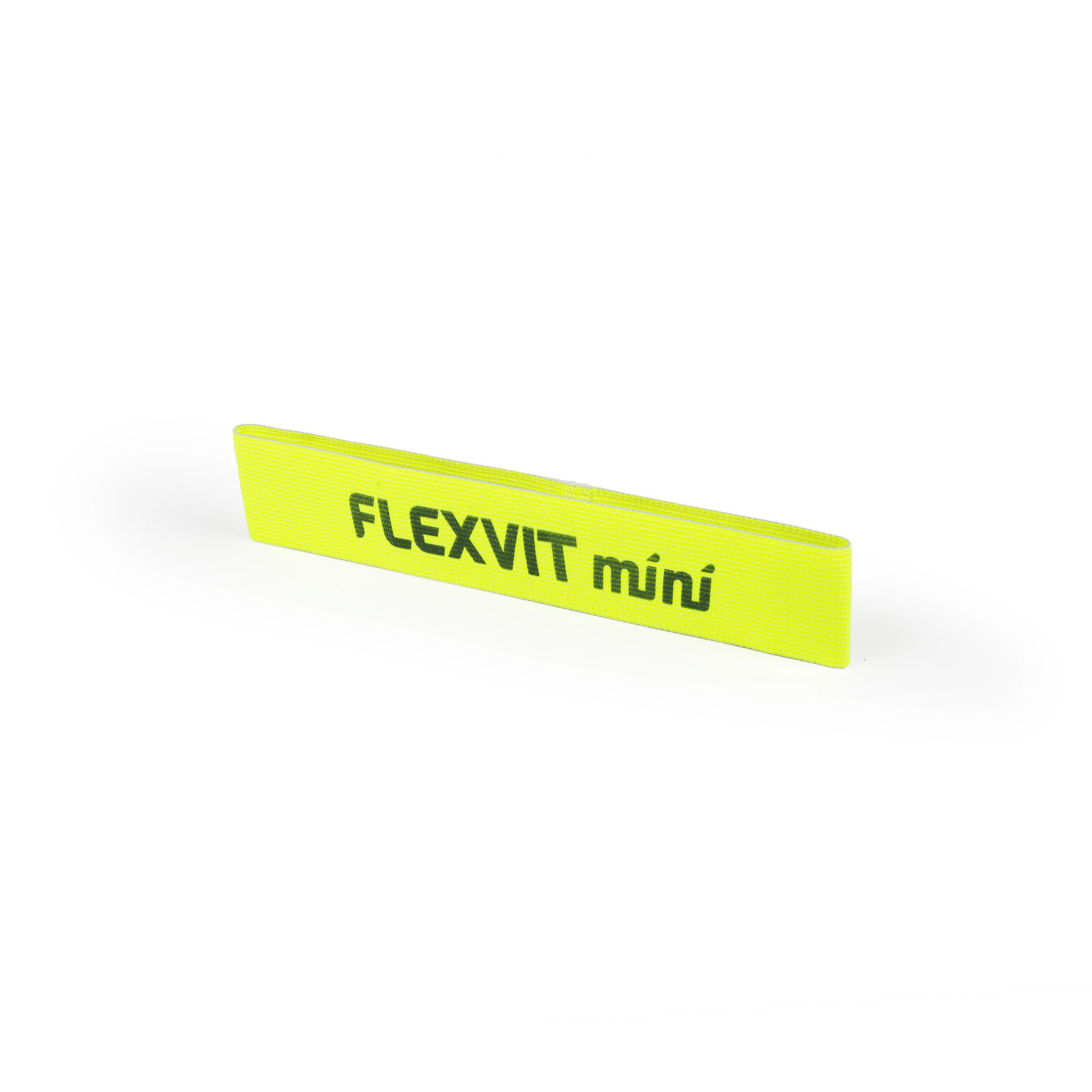 FLEXVIT Mini Rehab Resistance Band, Yellow, Very Light | Non Slip Fabric Loop Exercise Band for Physio, Rehab, Mobility and Beginners | Gentle Skin Friendly Fitness Band | Made in Germany