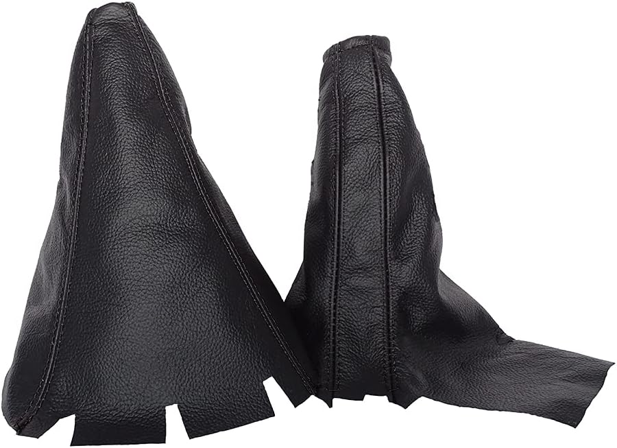 Shift Ebrake Boot Compatible with Lexus IS200-IS300 Leather Various Stitching Colour Available (Black Stitch)