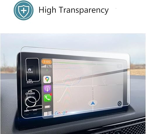 Miniatura 3 de Protector de pantalla de dureza 9H compatible con Honda Pilot 2023-2025, película de vidrio templado antiarañazos HD para protección central de