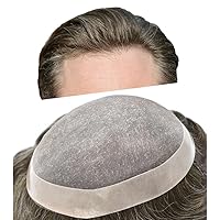 Vista 137 de Mens Toupee Hair Piece For Men Fine Mono Men Hair System Toupee For Men Hair Piece Real Human Hair System For Men Protesis Capilar Para Hombre 6x9