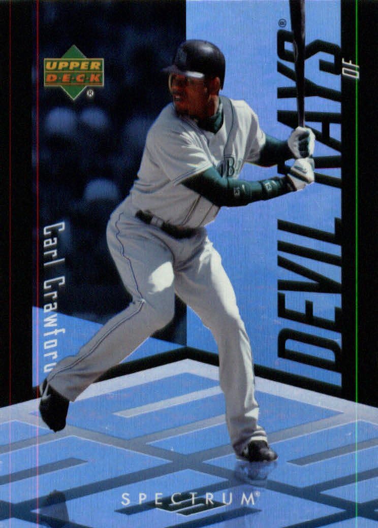 2007 Upper Deck Spectrum Baseball Card # 39 Carl Crawford Tampa Bay ...