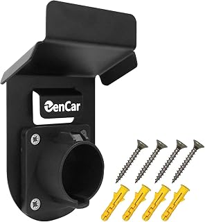 ZENCAR EV Charger Holder Holster Type 1, Electric Vehicle Charger Holder, EV Charger Plug Nozzle Holster Dock for J1772 with EV Charger Wall Hook Cable Holder