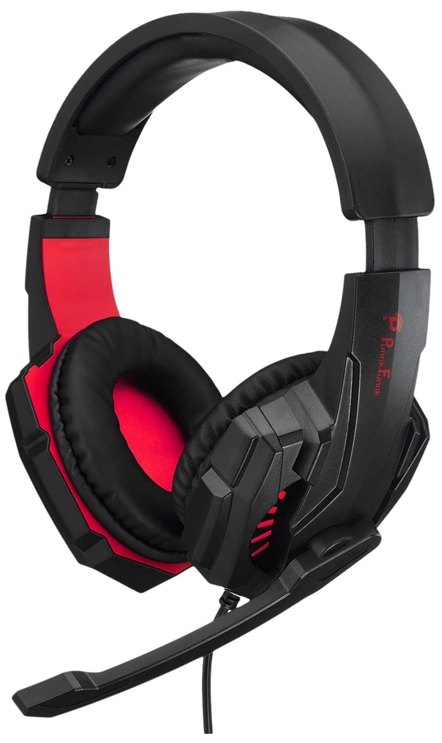 Drumstone {Exclusive 1+1 Year Warranty) G9300 LED Gaming Headset with Mic, Wired Gaming Headphones with USB & 3.5mm Jack, Noise Cancelling Mic, RGB Light for PC, Laptop, Mobile