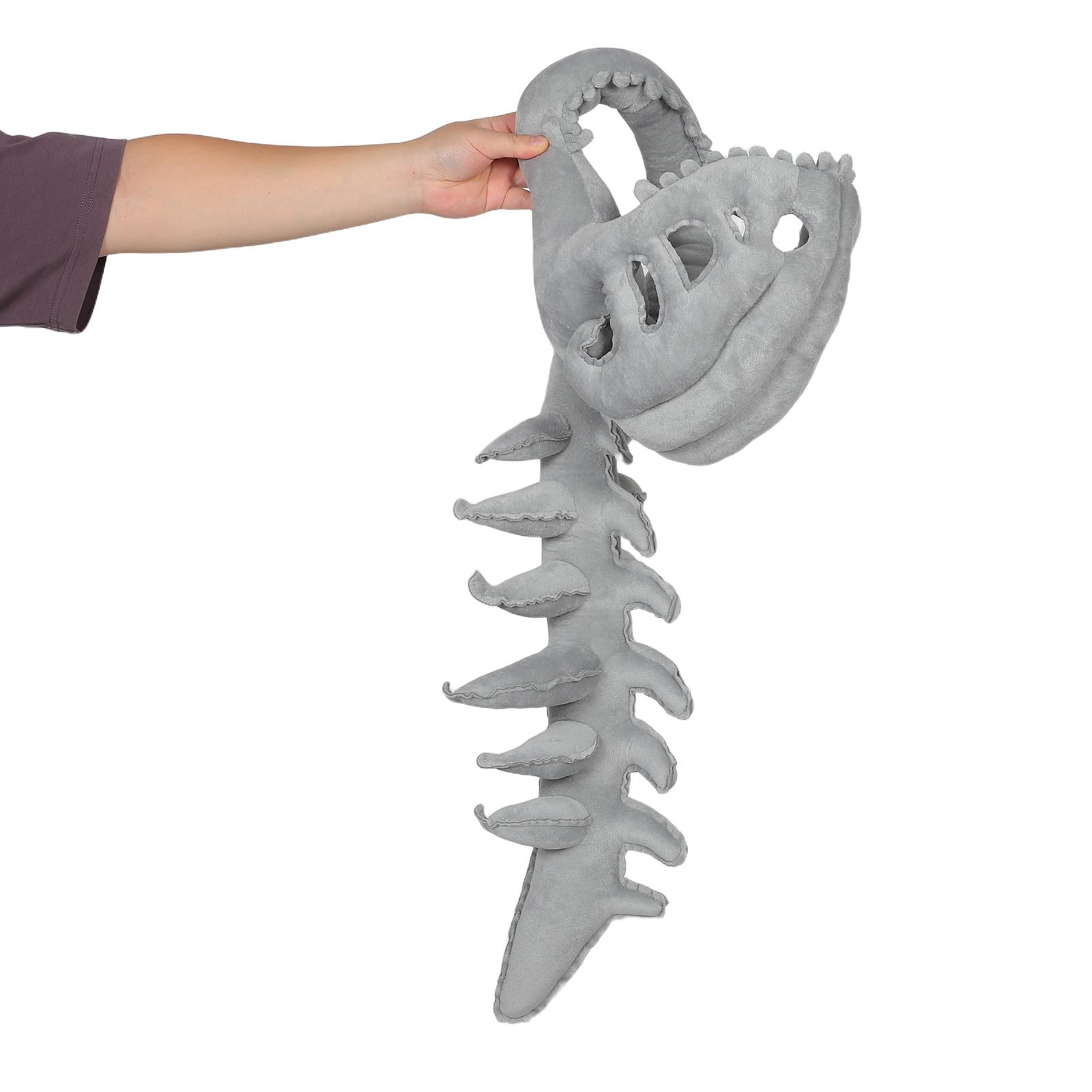 DOITOOL Sombrero de Esqueleto de Dinosaurio Infantil 75cm de Felpa y