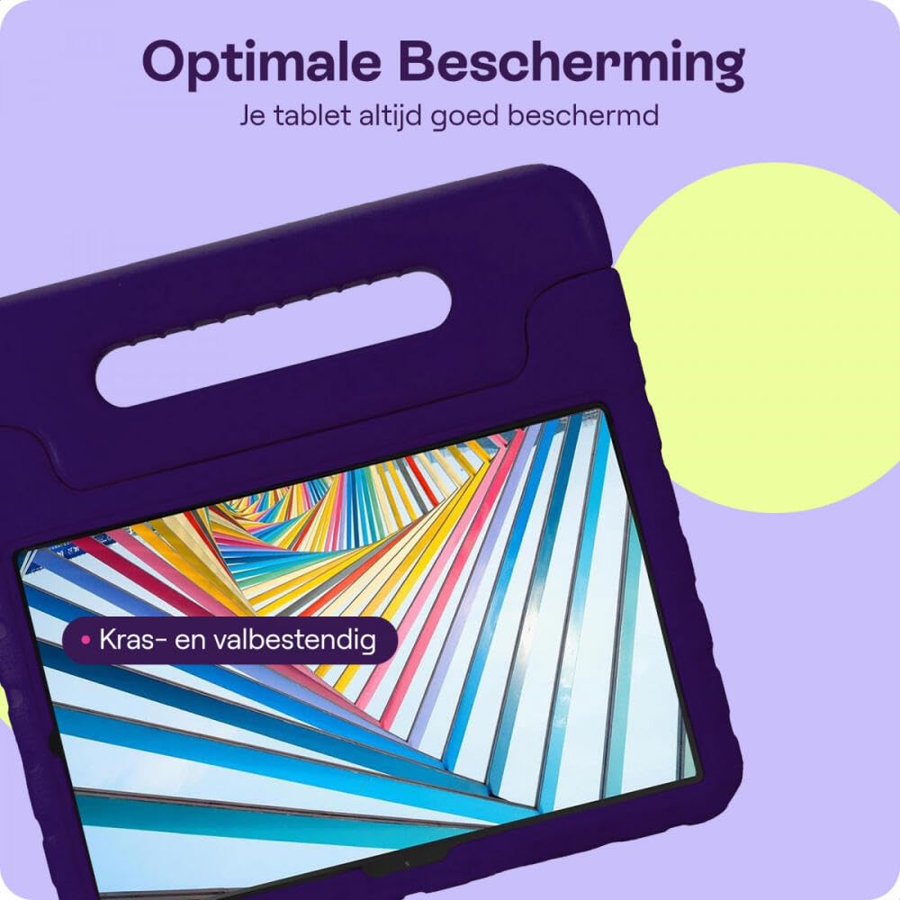 HappyCase Kinder-Tablethülle Für Lenovo Tab M10 Gen 3 (10,1 Zoll) – Stoßfest, Mit Griff & Ständer, Rot