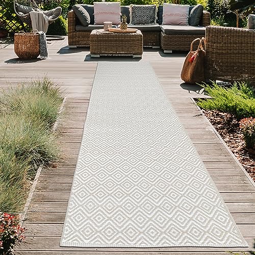 Teppich-Traum Outdoor-Teppich wetterfest Kunststoff Balkonteppich Gartenteppich Picknick Camping...