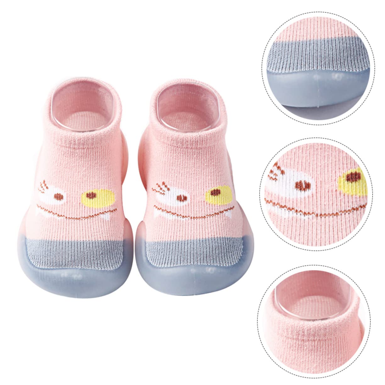 BESPORTBLE Infant Prewalker Shoes Anti-skid Socks Soft Comfortable Baby Flooring Shoes Casual Footwear for Toddlers