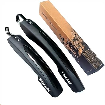 Bike Mudguard Set, Bike Fender for 24-29" bikes, Quick Release Bicycle Fenders, Front and Rear Mud Guard Fenders for MTB, Road Bike, Against Splashing Water and Dust