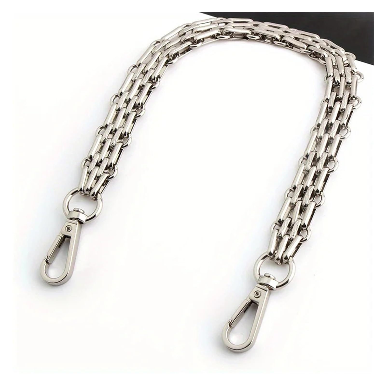 Catena Metallo Catena A Tracolla Per Borsa Regolabile, Argento