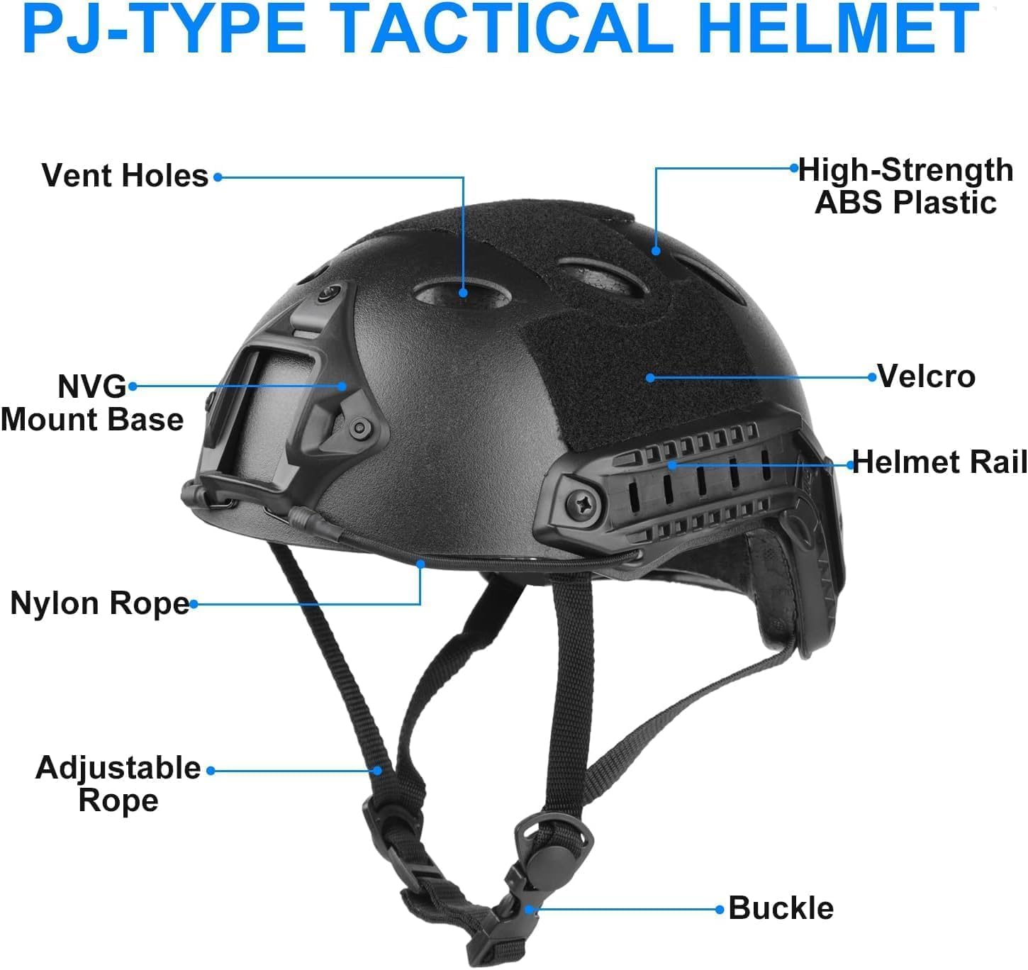 Tactical Helmet and Airsoft Mask Halloween Skull Full Face Protective MaskBlack,for Airsoft Paintball CS Game Military Tactical Gear