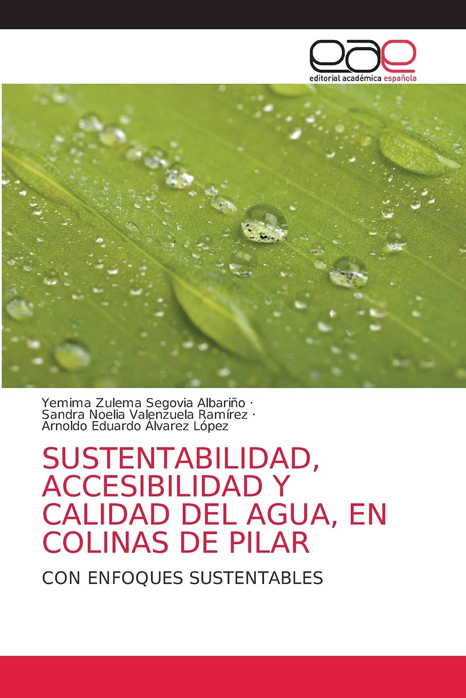 SUSTENTABILIDAD, ACCESIBILIDAD Y CALIDAD DEL AGUA, EN COLINAS DE PILAR: CON ENFOQUES SUSTENTABLES