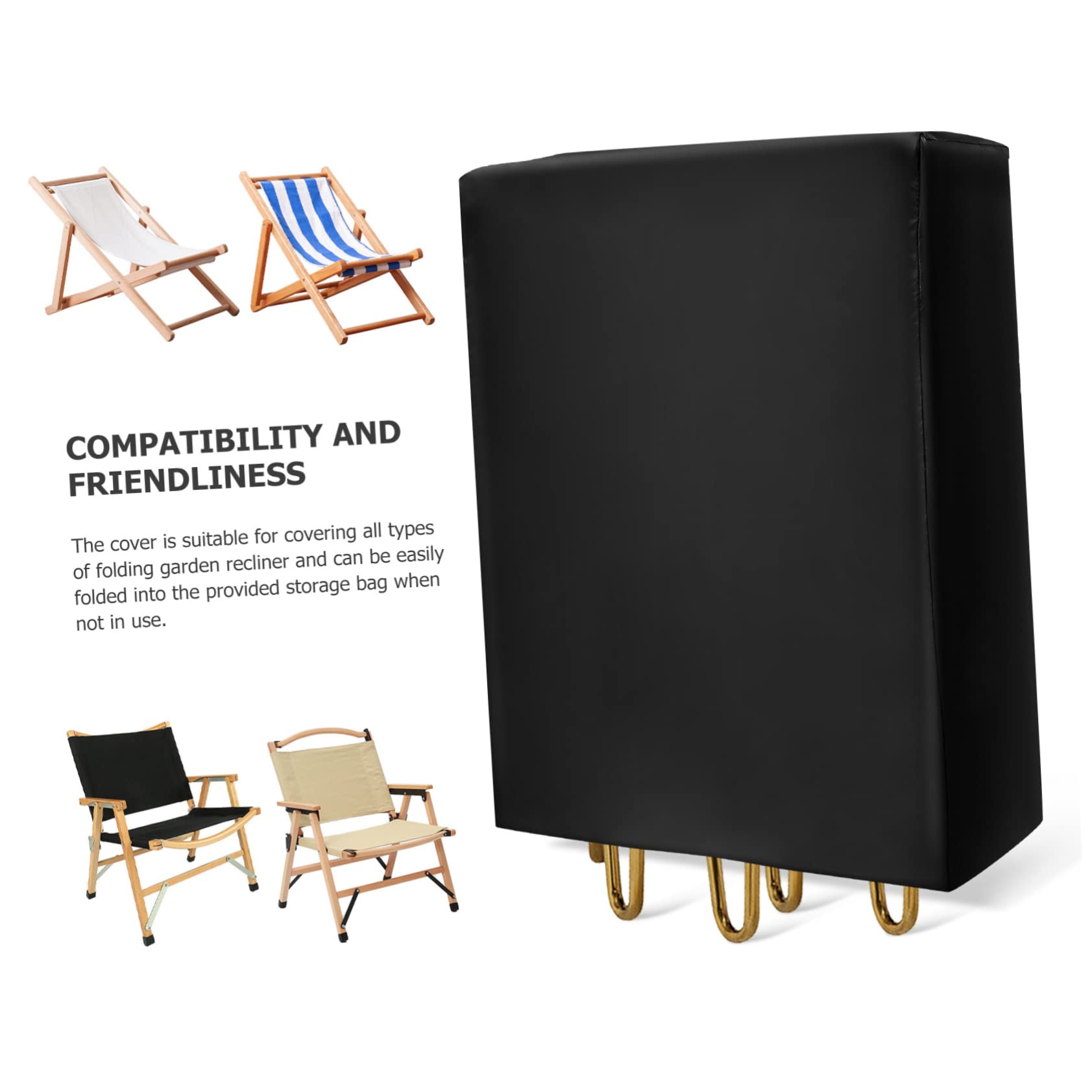 2 Fundas Impermeables Piezas para Plegables Oxford Protectoras Sillas