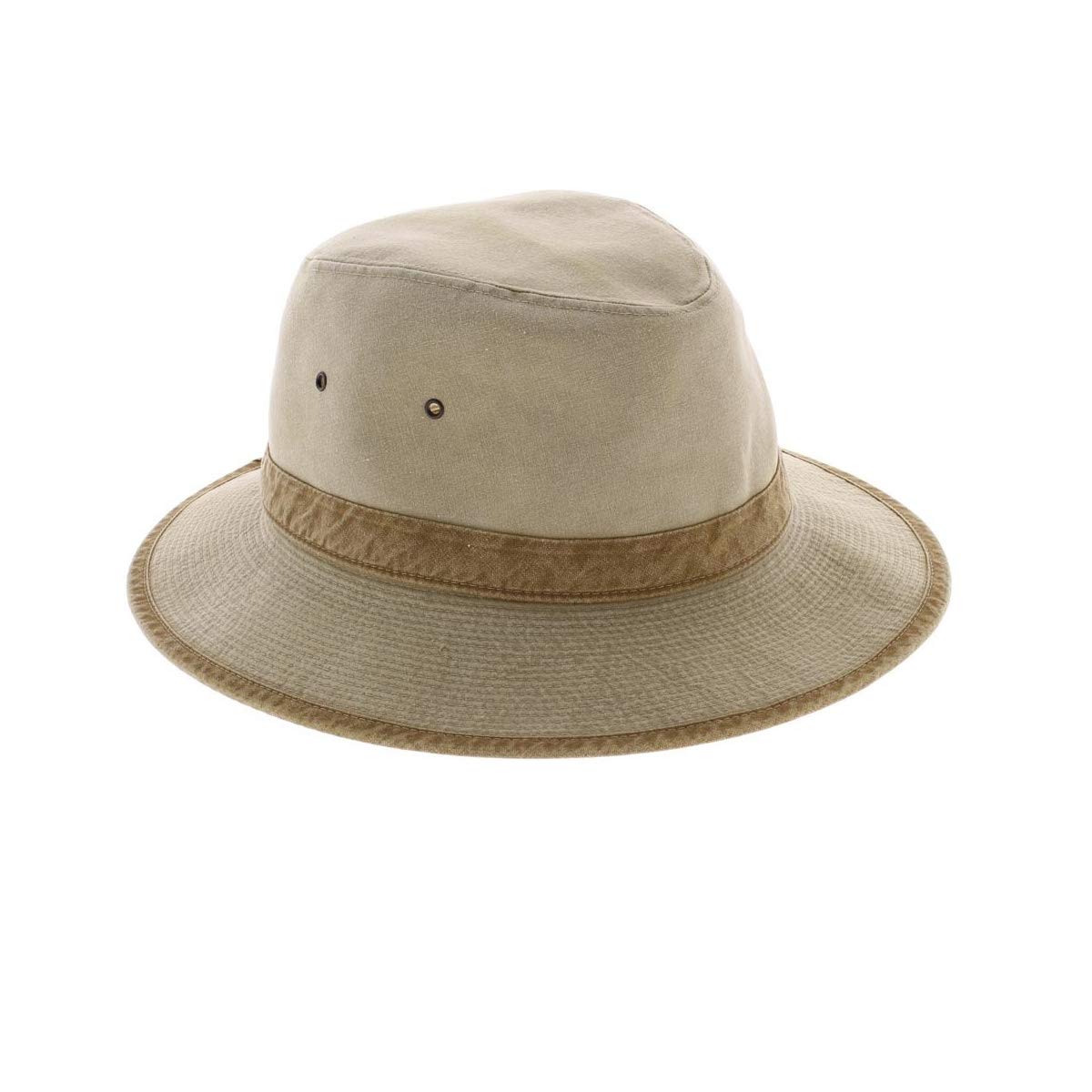 Chapeau Safari Coton Tabora 2 Coloris UPF 50+ - Crambes